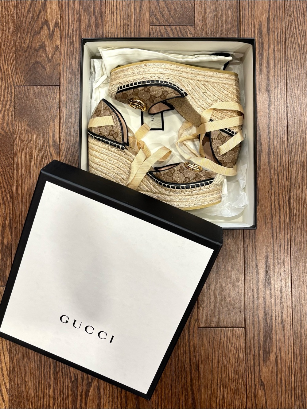 Authentic Gucci wedges - Picture 2 of 10